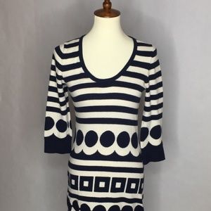 💕Classic💕 Boden Sweater Dress in Navy and White